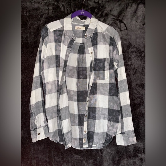 Hollister Acid Wash Flannel - Picture 1 of 1